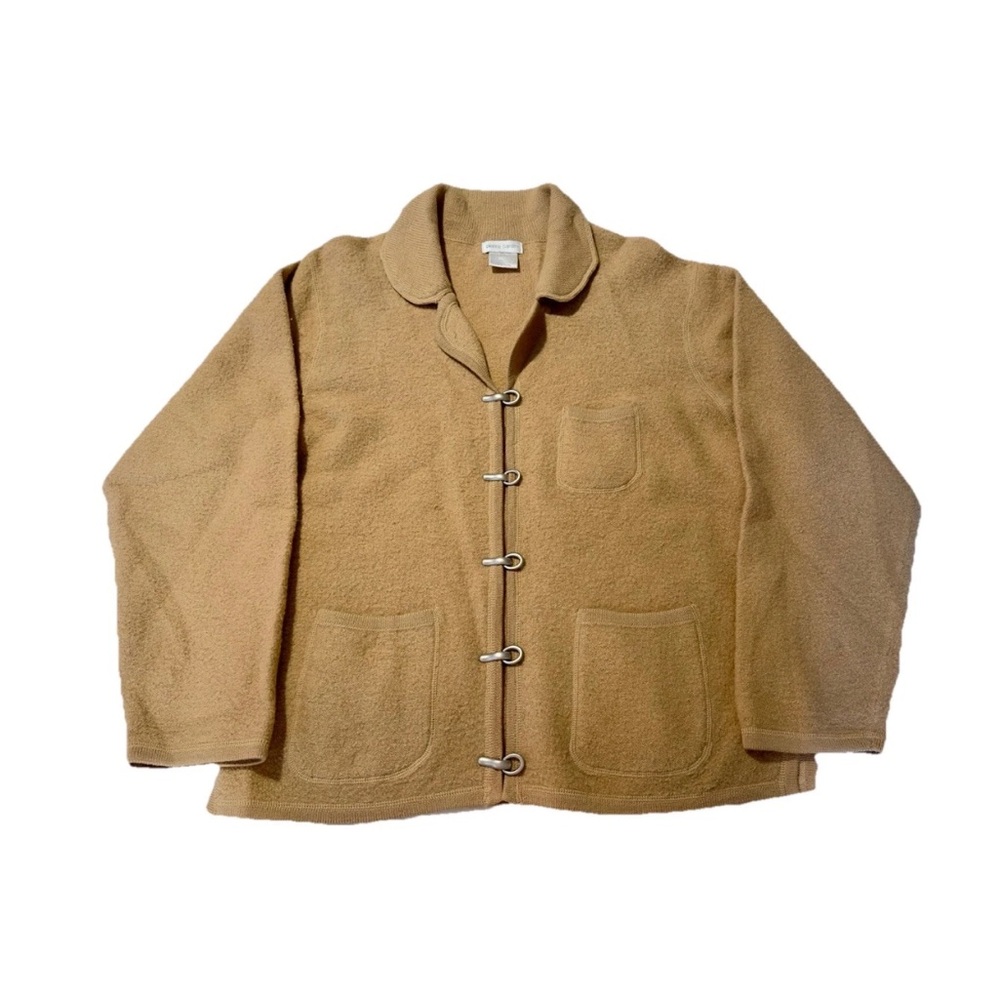 Pierre Cardin Camel 100% Wool Blend Jacket Cardigan